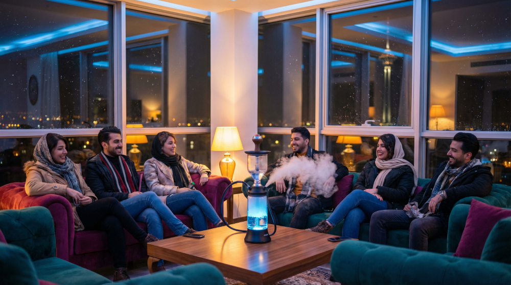 سفارش آنلاین قلیان تهران در سال ۲۰۲۶: تجربه لوکس قلیان جاذبه‌ای درب منزل
